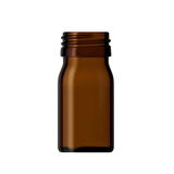 Şişe Amber Cam 20 Ml - Kahverengi Ecza Numune Şişesi 20cc Kapaklı