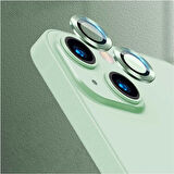 Adaman iPhone 11 Pro Uyumlu Kamera Mercek Lens Için Koruyucu - Yeşil