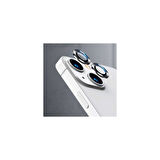 Adaman iPhone 11 Pro Max Uyumlu Kamera Mercek Lens Için Koruyucu - Gümüş