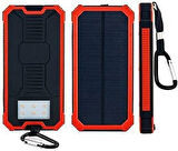 18000 Mah Solar Güneş Enerjili 6 LED Işıklı Powerbank