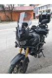 Honda Afrika Twin CRF 1000 Siperlik Ön Cam 2016 2020 Model 45cm Açıkfüme Renkli 4mm KISA CAM