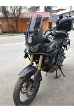Honda Afrika Twin CRF 1000 Siperlik Ön Cam 2016 2020 Model 45cm Açıkfüme Renkli 4mm KISA CAM
