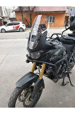 Honda Afrika Twin CRF 1000 Siperlik Ön Cam 2016 2020 Model 45cm Şeffaf Renkli 4mm KISA CAM