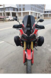 Honda Afrika Twin CRF 1000 Siperlik Ön Cam 2016 2020 Model 45cm Siyah Renkli 4mm KISA CAM