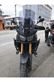 Honda Afrika Twin CRF 1000 Siperlik Ön Cam 2016 2020 Model 55cm Açıkfüme Renkli 4mm UZUN CAM
