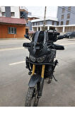 Honda Afrika Twin CRF 1000 Siperlik Ön Cam 2016 2020 Model 55cm Siyah Renkli 4mm UZUN CAM
