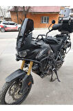 Honda Afrika Twin CRF 1000 Siperlik Ön Cam 2016 2020 Model 55cm Siyah Renkli 4mm UZUN CAM