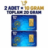 24 Ayar-20 Gram Külçe Altın