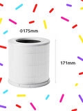 Xiaomi smart Air purifier 4 Compact uyumlu HEPA filtre yedek