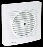 Aircol 100lük Panjurlu Tuvalet, Wc ve Banyo Fanı / Aspiratörü 100 m³/h - Aircol 100 MP