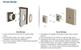 Aircol 120lik Mekanik Panjurlu Tuvalet, Wc ve Banyo Fanı / Aspiratörü 160 m³/h - Aircol 120 MP