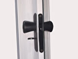 Akordiyon katlanır Kapı 12 mm, Beyaz, Camsız En 117 cm x Boy 195 cm