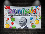 23 NİSAN VİNİL BASKI  150 x 100cm