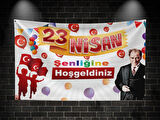 23 NİSAN VİNİL BASKI 150 x 100cm model:2
