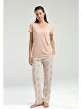 Kadın Kısa Kol Pijama Takımı-3257