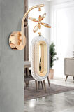 Nova Lighting Alfa Tekli Gold Kristal Taşlı Aplik 3 Renk Modu