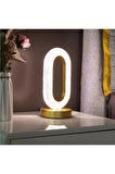 Nova Lighting Alfa Gold 3 Renk Modu Kristal Elektrikli Yılbaşı Masa ve Gece Lambası
