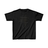 Çocuk Unisex Baskılı T-Shirt - Siyah