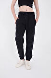 Üç İplik Basic Lastikli Eşofman Pantolon - Lacivert