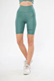 Biker Sporcu Şort - Mint Yeşil