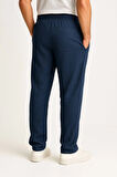 Erkek Keten Pantolon – Cepli, Beli Lastikli ve Bağcıklı, Nefes Alan Rahat Kalıp, Yazlık ve Baharlık Günlük Giyim, Şık & Konforlu Boru Paça Model - Lacivert