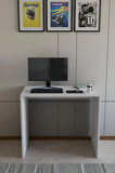 Alpa Ev Mobilya Modern Ofis ve Çalışma Masası 90x50x75 cm | Minimalist Laptop Bilgisayar Masası
