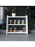 Alpa Ev Mobilya 3 Katlı Çok Amaçlı Organizer Raf – Makyaj, Banyo ve Masa Üstü Düzenleyici