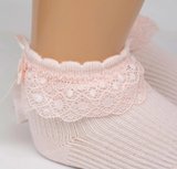 Pukita Aksesuarlı Bebek Soket Çorap K46359