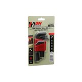 9PCS SİYAH KISA - DÜZ 120MM ALYAN ALLEN ANAHTAR TAKIMI BRKT-702279