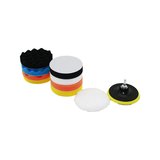115 MM 11PCS POLİSAJ SÜNGER SETİ 8 AD. 115MM SÜNGER- 1 POLİSAJ PED -1 M14 ADAPTÖR - 1 CIRTLI DİSK TA