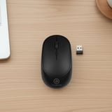 Siyah Renkli Ergonomik Sessiz Kablosuz Mouse – USB Alıcılı, Ofis ve Oyun İçin Konforlu Bilgisayar Fa