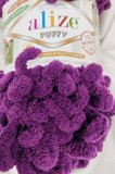 Puffy Mor El Örgü İpi 100gr. 9mt. (5'li Paket) - Renk: 111