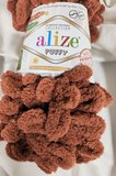 Puffy Taba El Örgü İpi 100gr. 9mt. (5'li Paket) - Renk: 597