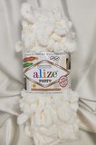 Puffy Açık Krem El Örgü İpi 100gr. 9mt. (5'li Paket) - Renk: 62