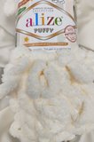 Puffy Açık Krem El Örgü İpi 100gr. 9mt. (5'li Paket) - Renk: 62