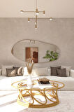 Fawdecor Amsterdam Dekoratif Duvar Aynası Beyaz 85 x 170 Cm