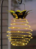 Solar Ananas LED Dekoratif Bahçe Lambası - Askılı, Güneş Enerjili