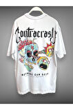 Contracrash Nothıng Can Stop Sloganlı Oversize T-shirt
