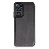 Xiaomi Redmi Note 11 Pro Kılıf Flip Cover Kartlıklı Kapaklı Ultra İnce Şık Kılıf