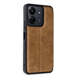 Xiaomi Poco C65 Kılıf Flip Cover Kartlıklı Kapaklı Ultra İnce Şık Kılıf