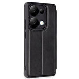 Xiaomi Poco X6 Kılıf Flip Cover Kartlıklı Kapaklı Ultra İnce Şık Kılıf