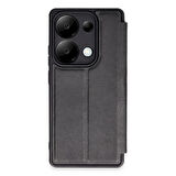 Xiaomi Poco X6 Kılıf Flip Cover Kartlıklı Kapaklı Ultra İnce Şık Kılıf