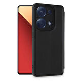 Xiaomi Poco M6 Pro 4G Kılıf Flip Cover Kartlıklı Kapaklı Ultra İnce Şık Kılıf