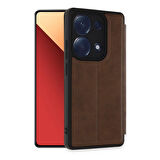 Xiaomi Poco M6 Pro 4G Kılıf Flip Cover Kartlıklı Kapaklı Ultra İnce Şık Kılıf