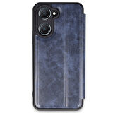 Vivo Y18 Kılıf Flip Cover Kartlıklı Kapaklı Ultra İnce Şık Kılıf