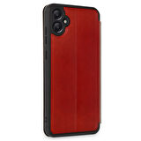 Samsung Galaxy A05 Kılıf Flip Cover Kartlıklı Kapaklı Ultra İnce Şık Kılıf