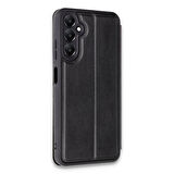 Samsung Galaxy A55 5G Kılıf Flip Cover Kartlıklı Kapaklı Ultra İnce Şık Kılıf
