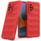 Xiaomi Redmi Note 10 Pro Kılıf Kamera Korumalı İçi Kadife Yumuşak Silikon Kapak + Ekran Koruma