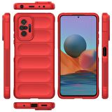 Xiaomi Redmi Note 10 Pro Kılıf Kamera Korumalı İçi Kadife Yumuşak Silikon Kapak + Ekran Koruma