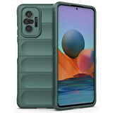 Xiaomi Redmi Note 10 Pro Kılıf Kamera Korumalı İçi Kadife Yumuşak Silikon Kapak + Ekran Koruma